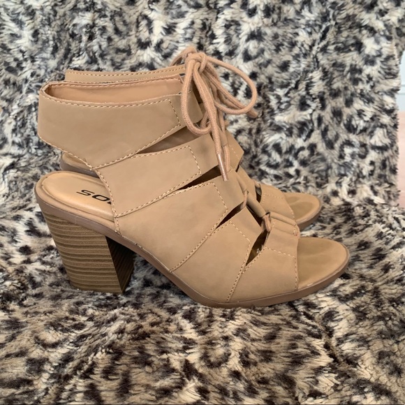 Open toe block heels - Picture 4 of 4